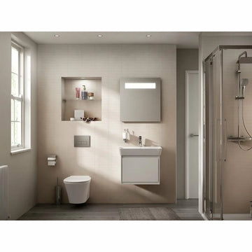 Lavoar connect Ideal Standard air cube 60X46 cm, alb lucios