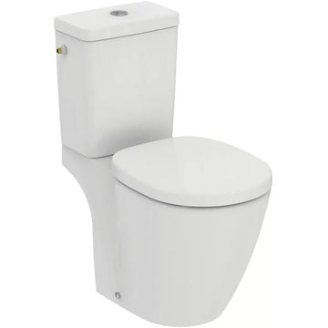 Set vas WC connect, Ideal Standard rezervor cube cu alimentare laterala si capac soft c