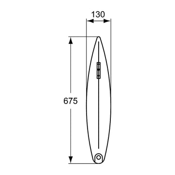 Separator Ideal Standard urinal alb ids