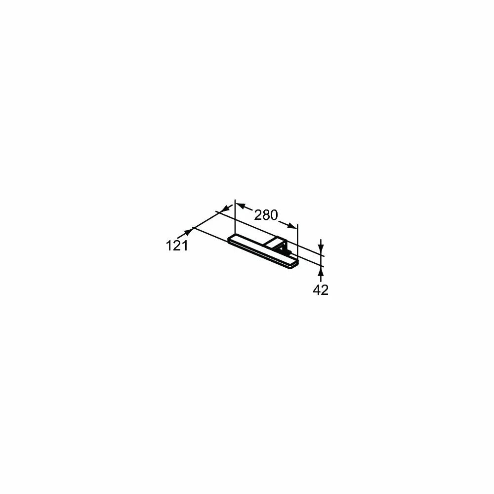 Ideal Standard Aplica LED pretty 280X121X42, 1X5.5W, 230 v, 6000K