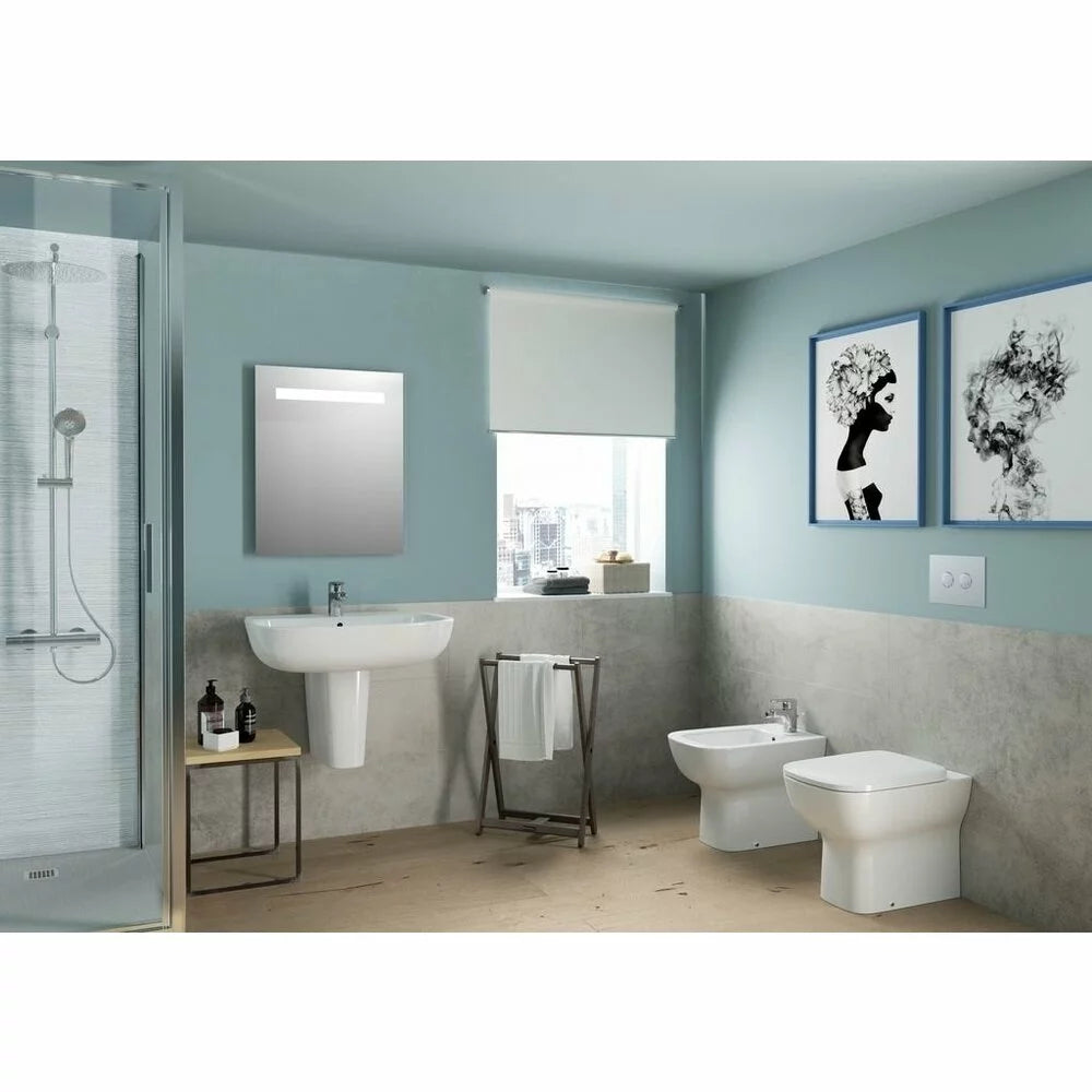 Oglinda Ideal Standard cu lumina mediana superioara 100X70 LED 57.1W sistem dezaburire, 100x70 cm