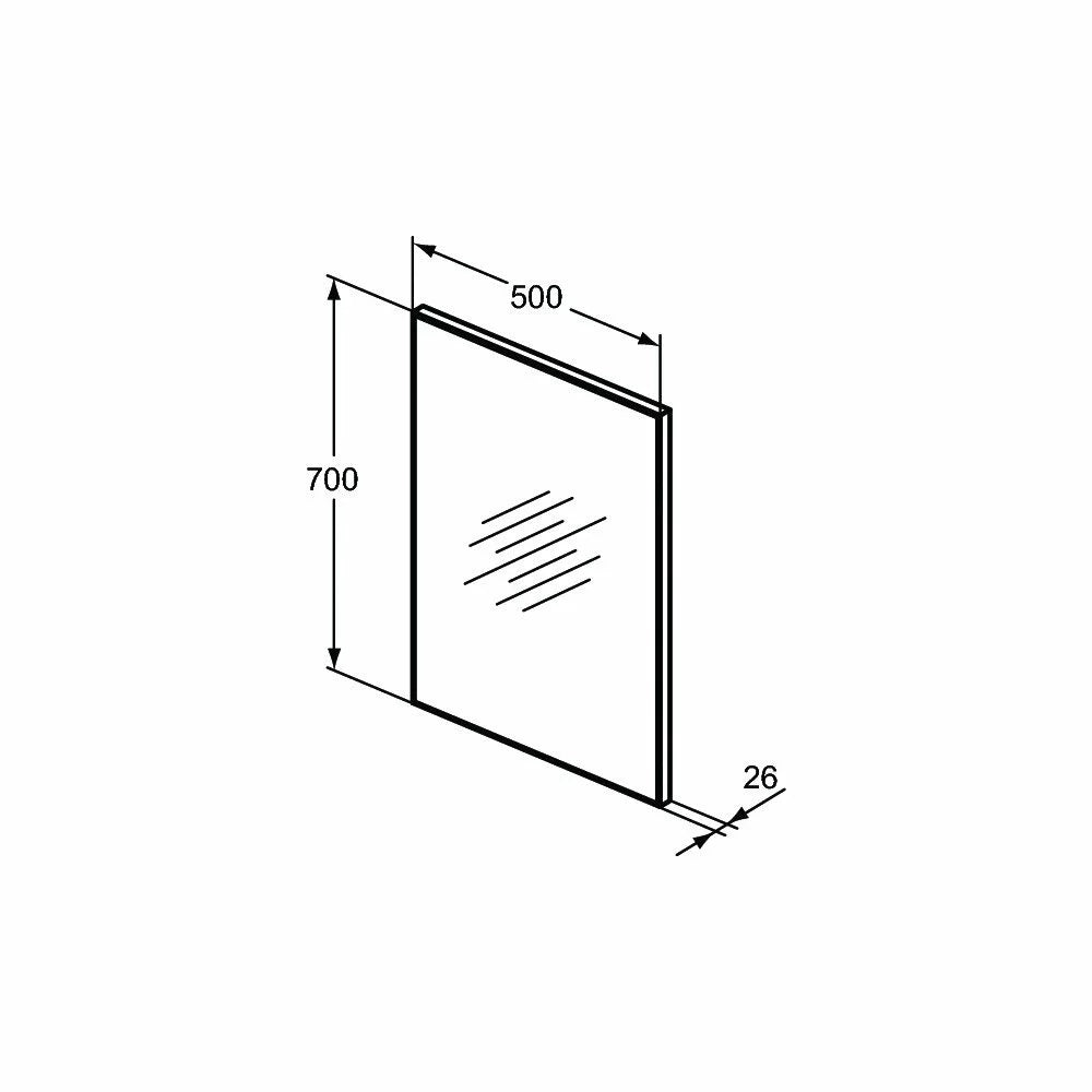 Oglinda Ideal Standard s 50X70 reversibila, 50x70 cm