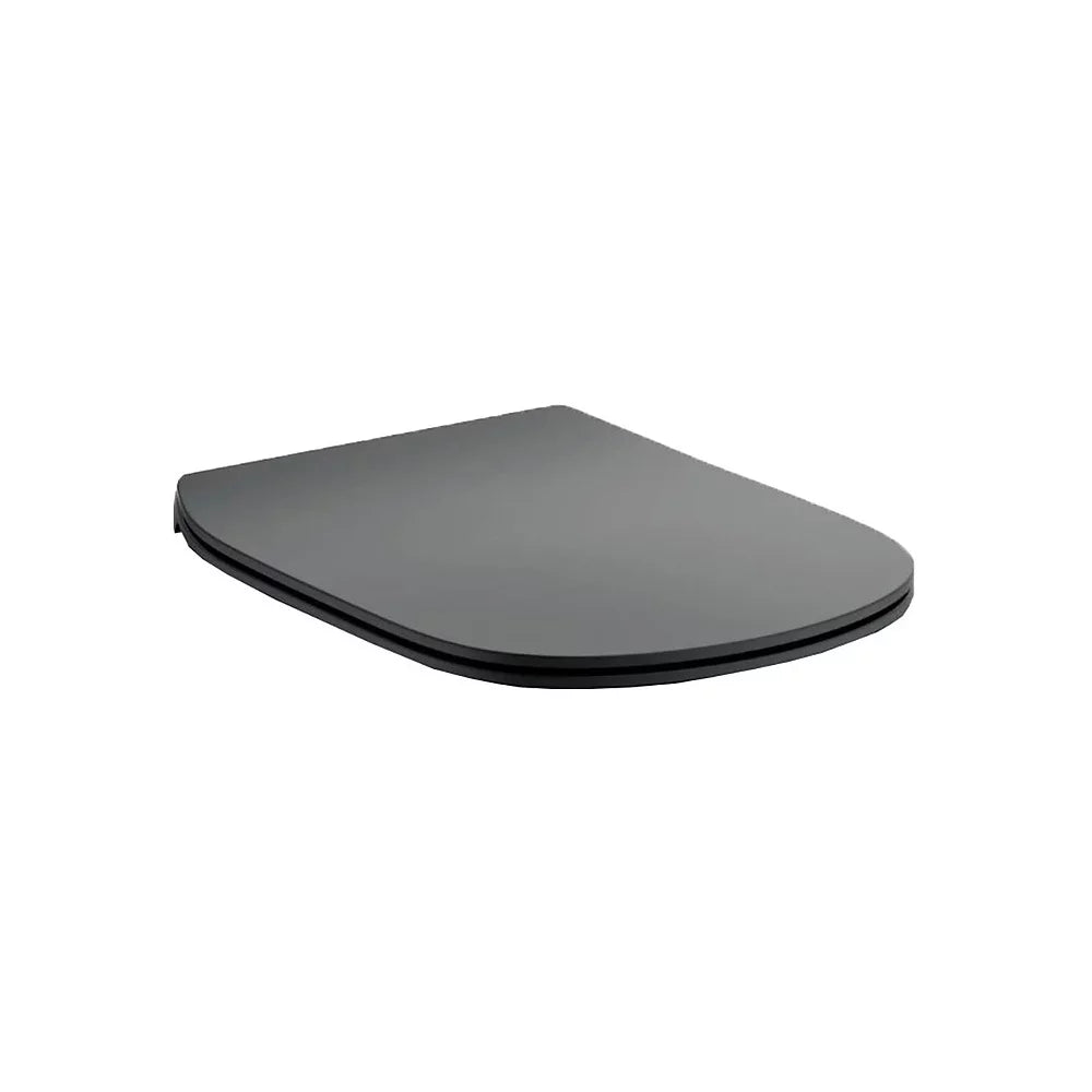 Capac WC Ideal Standard Tesi subtire soft-close silk black, inchidere lenta, slim