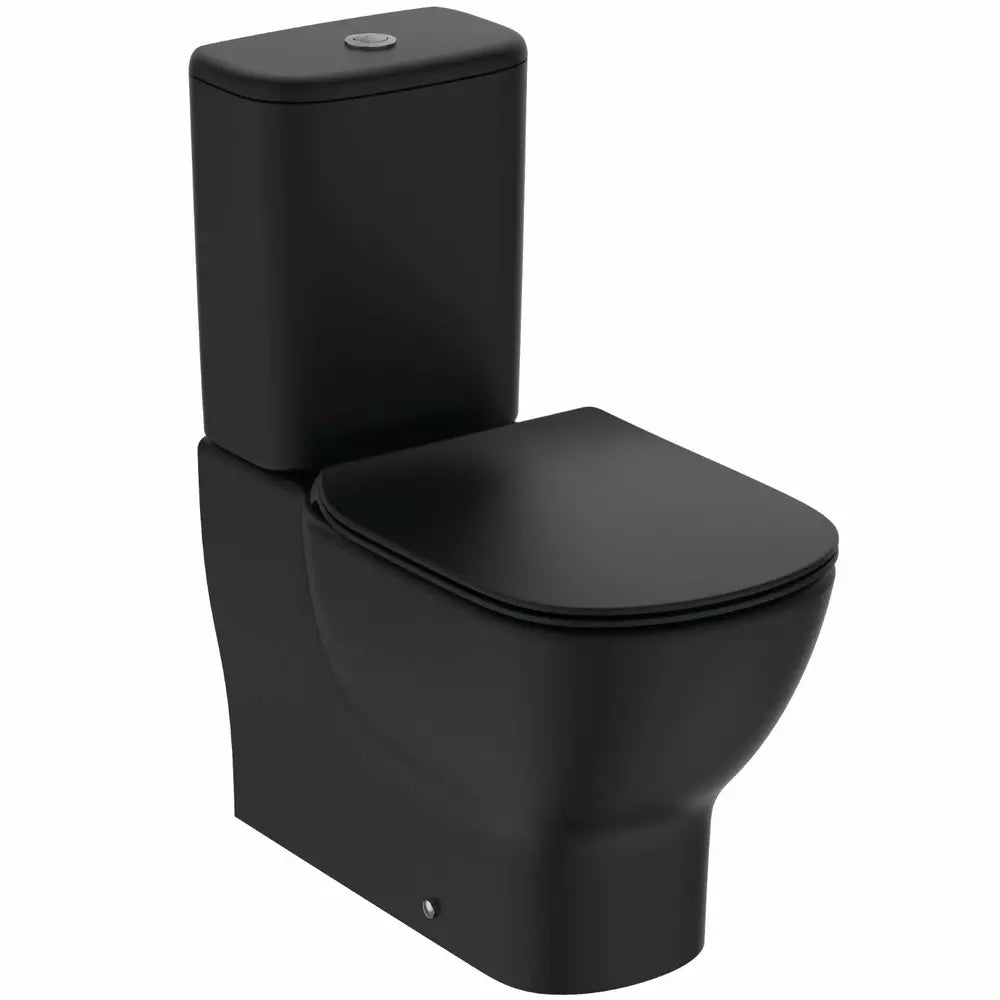 Rezervor WC Ideal Standard Tesi 3/6 l, alimentare inferioara, silk black