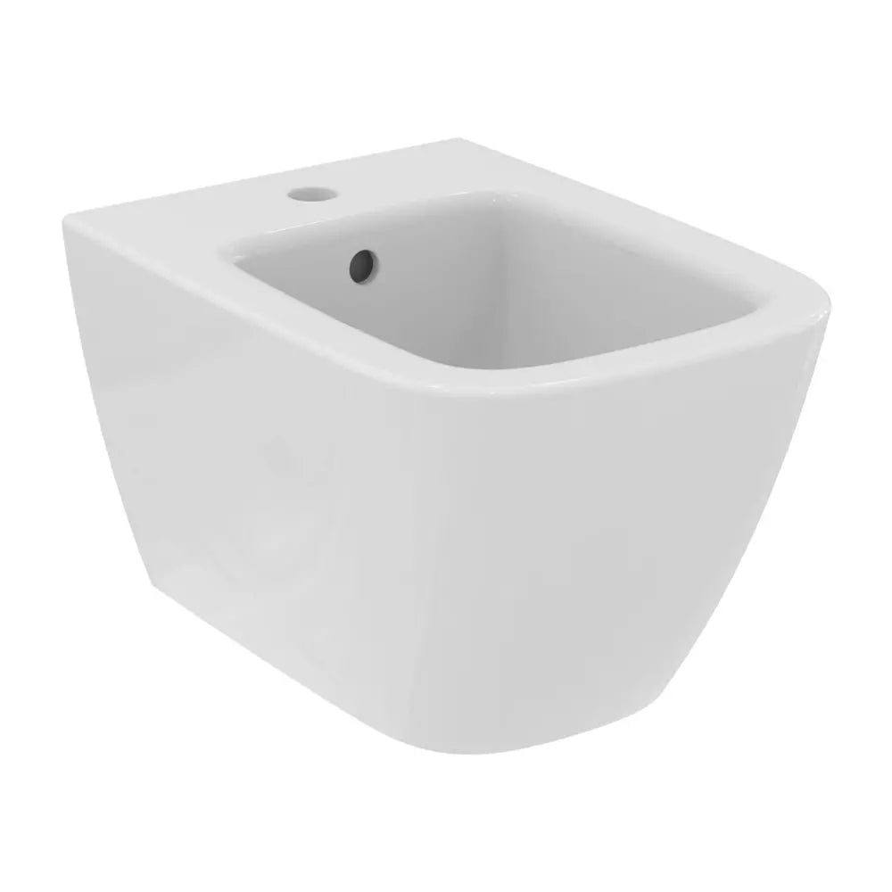 Bideu Ideal Standard i.life s suspendat cu proiectie scurta si fixare complet ascunsa