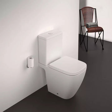 Vas Ideal Standard WC i.life s stativ rimles+, proiectie scurta 60.5 cm, pentru combinare