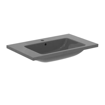 Lavoar Ideal Standard i.life b 84X46 cu orificiu baterie si preaplin grey