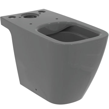 Vas Ideal Standard WC i.life b, rimless+, 66X35.5 cm, evacuare laterala, gri lucios