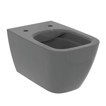 Vas Ideal Standard WC i.life b suspendat rimless+, 54X35.5, fixare complet ascunsa, gri lucios