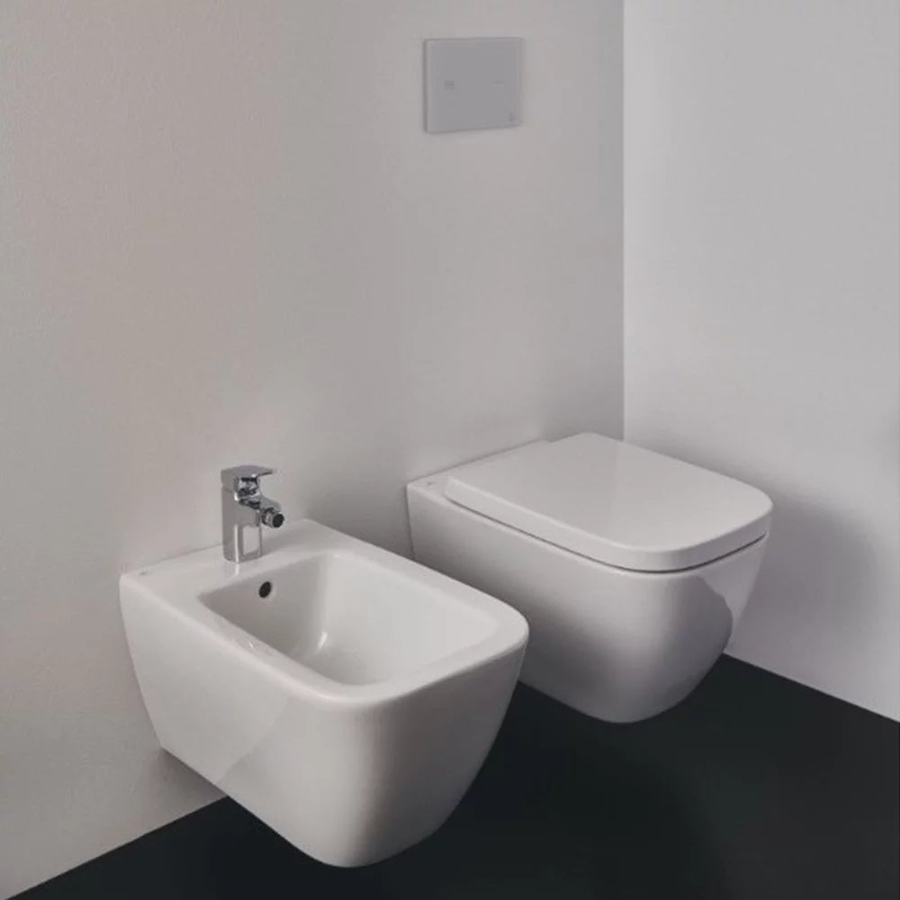 Capac Ideal Standard WC i.life b duroplast soft close, alb lucios, inchidere lenta