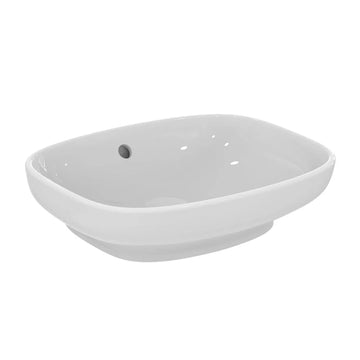 Lavoar Ideal Standard i.life b 45X37 cm, montaj pe blat, cu preplin, fara orificiu baterie