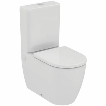 Set vas WC ellisse Ideal Standard rimless btw cu rezervor si capac soft-close, alb lucios
