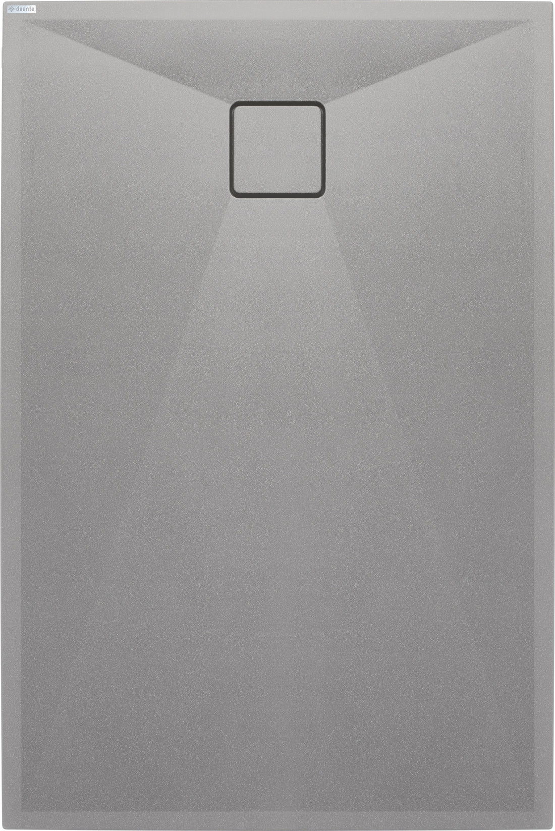 Cădiță de duș din granit, rectangular, 140x80 cm Correo Gri metalic KQR_S48B Deante