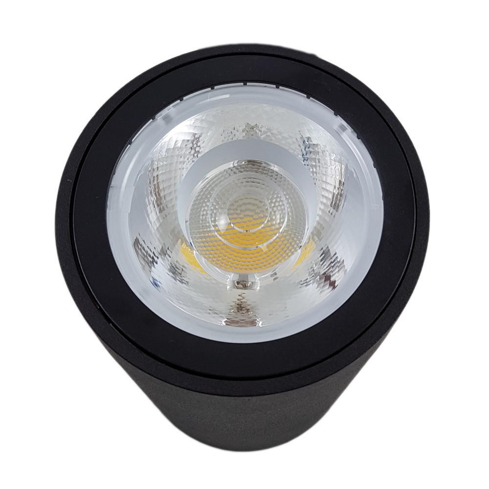 Spot Sina Negru 30W=300W, 6000K, lumina rece