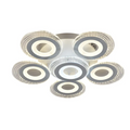 LUSTRA LED CERCURI 150W CU 6 BRATE 3 CULORI+IR 550x130mm