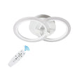 LUSTRA LED CERCURI 35W CU 2 BRATE 3 CULORI+IR 400mm x 100mm