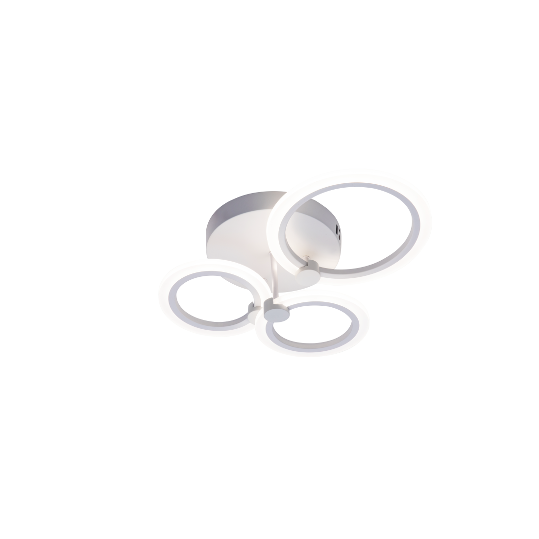 LUSTRA LED CERCURI 40W CU 3 BRATE 3 CULORI+IR 440mm x 150mm