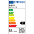 LUSTRA LED CERCURI NEAGRA 56W CU 4 BRATE 3 CULORI+IR 580mm x 90mm