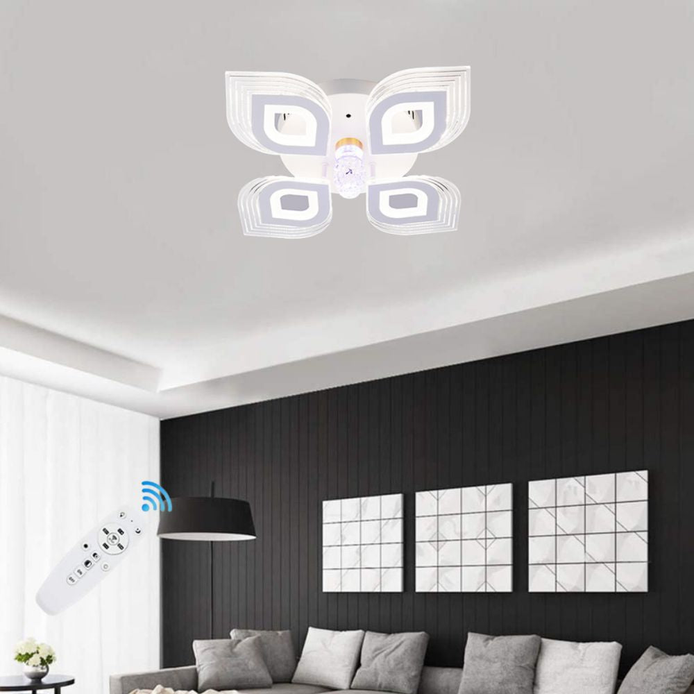 LUSTRA LED METIS 90W CU 4 BRATE 3 CULORI+IR