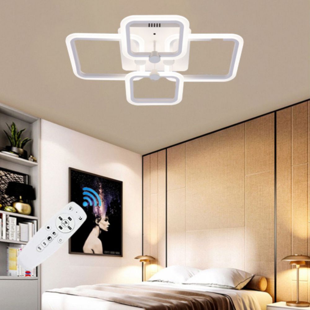 LUSTRA LED PATRATE 80W CU 4 BRATE 3 CULORI+IR 600x120mm