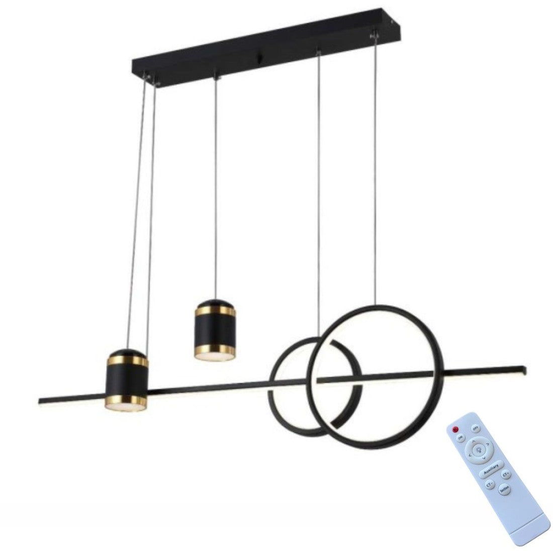 Lustra led cu telecomanda VOLANTIS 73W/2100LM 2700K-6500K