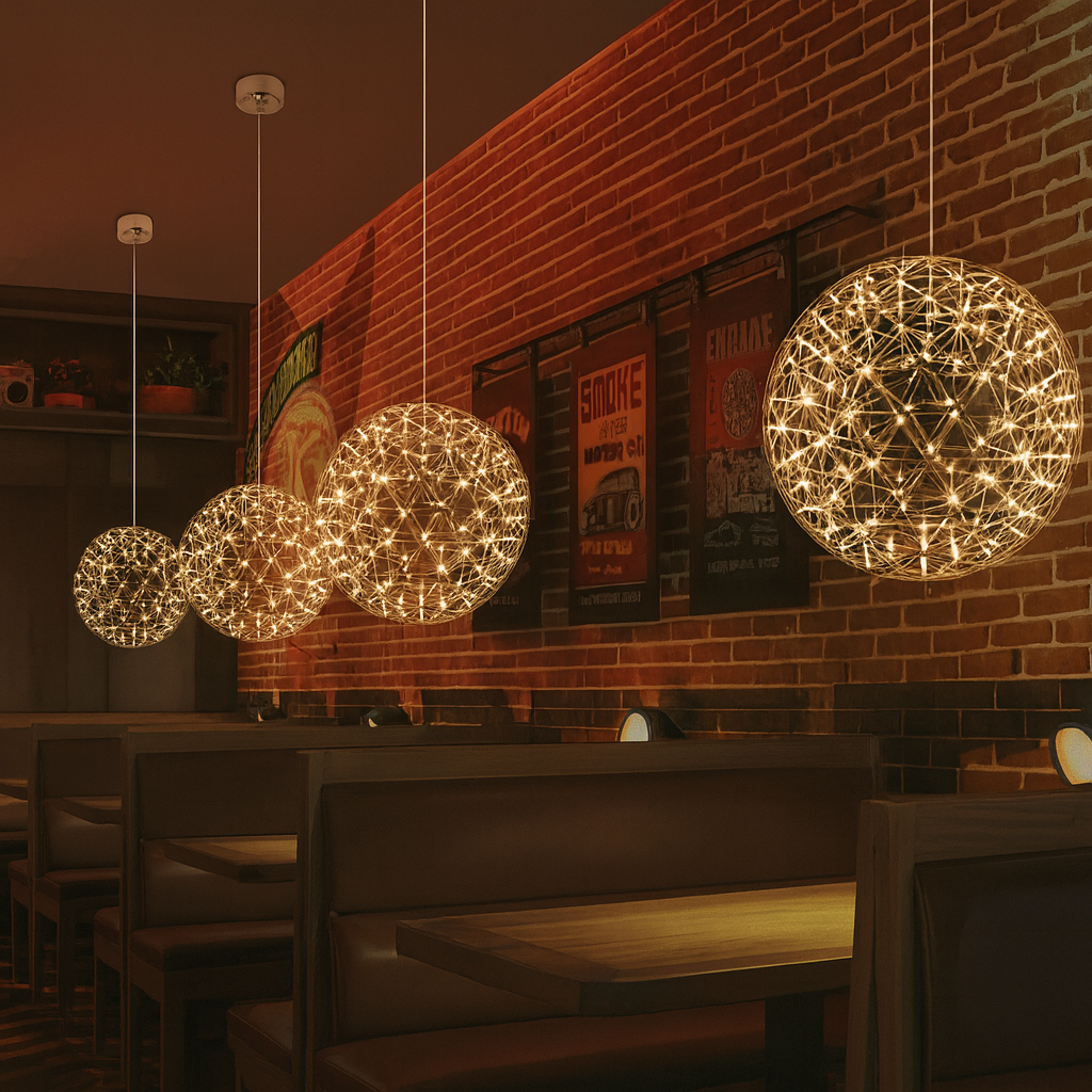 Lustra LED Firework Spark Ball LED 42W, D30cm
