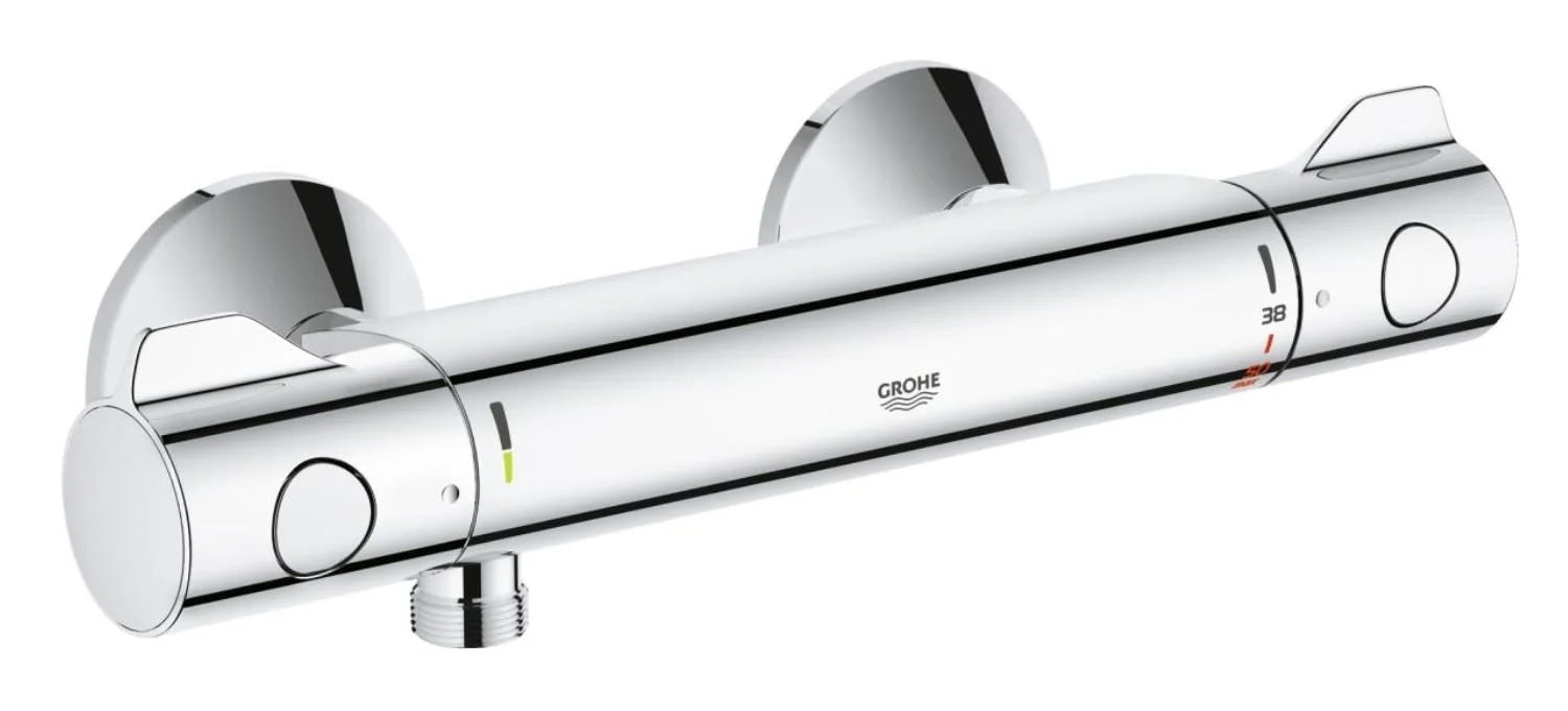 Set baterie dus termostatica GROHE Grohtherm 800 cu set dus Tempesta 100 cu bara 600 mm - imagine 3