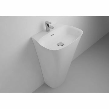 Lavoar freestanding paglia Cast Marble wb 0002 fs 520C 520X450X850 white