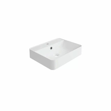 Lavoar cara Cast Marble 50X40, cu orificiu baterie si preaplin