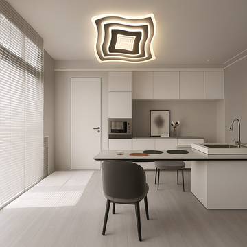 Lustra LED cu Telecomanda wifi 50cm 2.4G cu 3 functii lumina/rece/calda/neutra intensitate reglabila