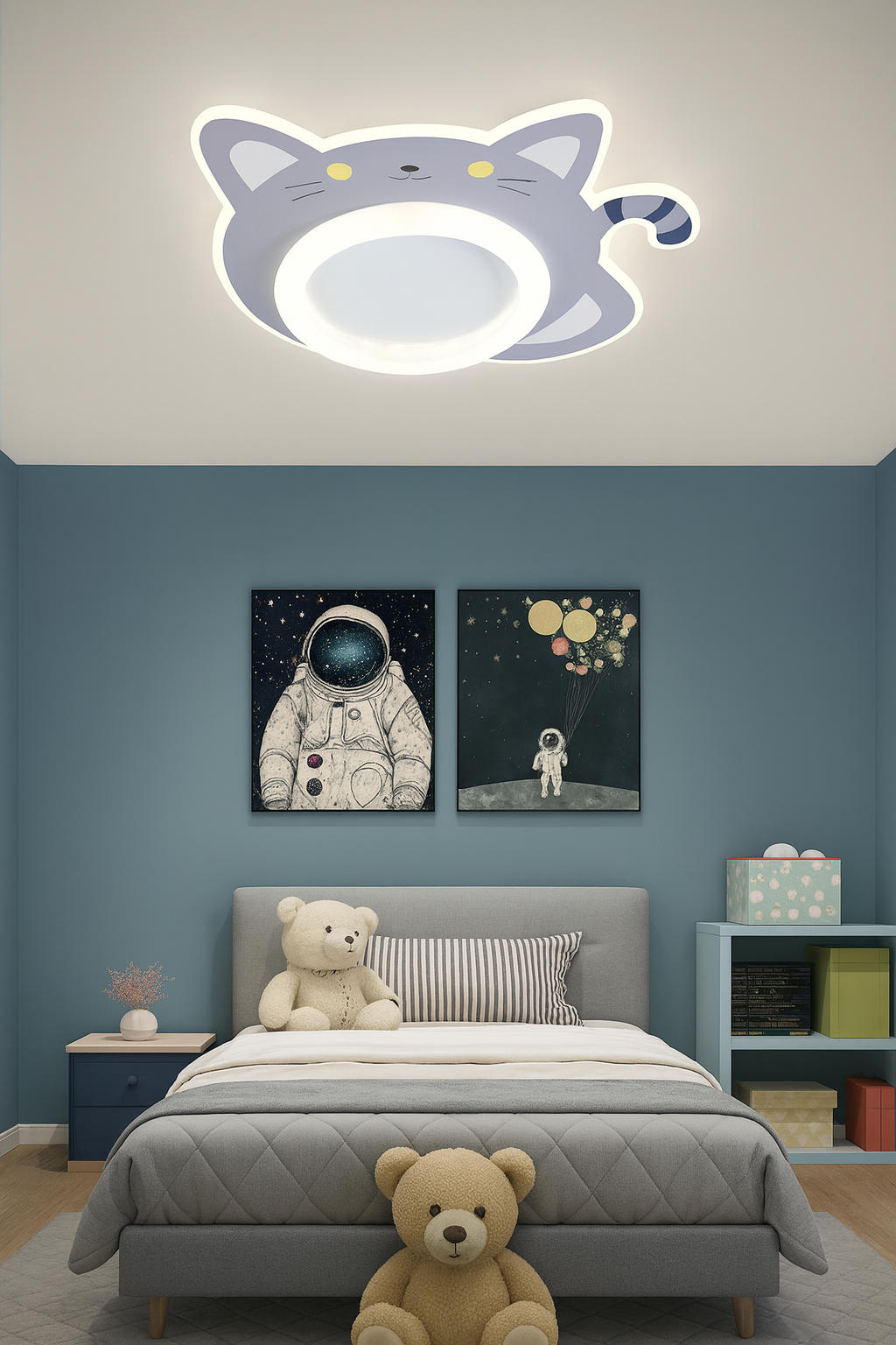 Plafoniera LED Cat 65W Cu Telecomanda Lumina Rece/Neutra/Calda