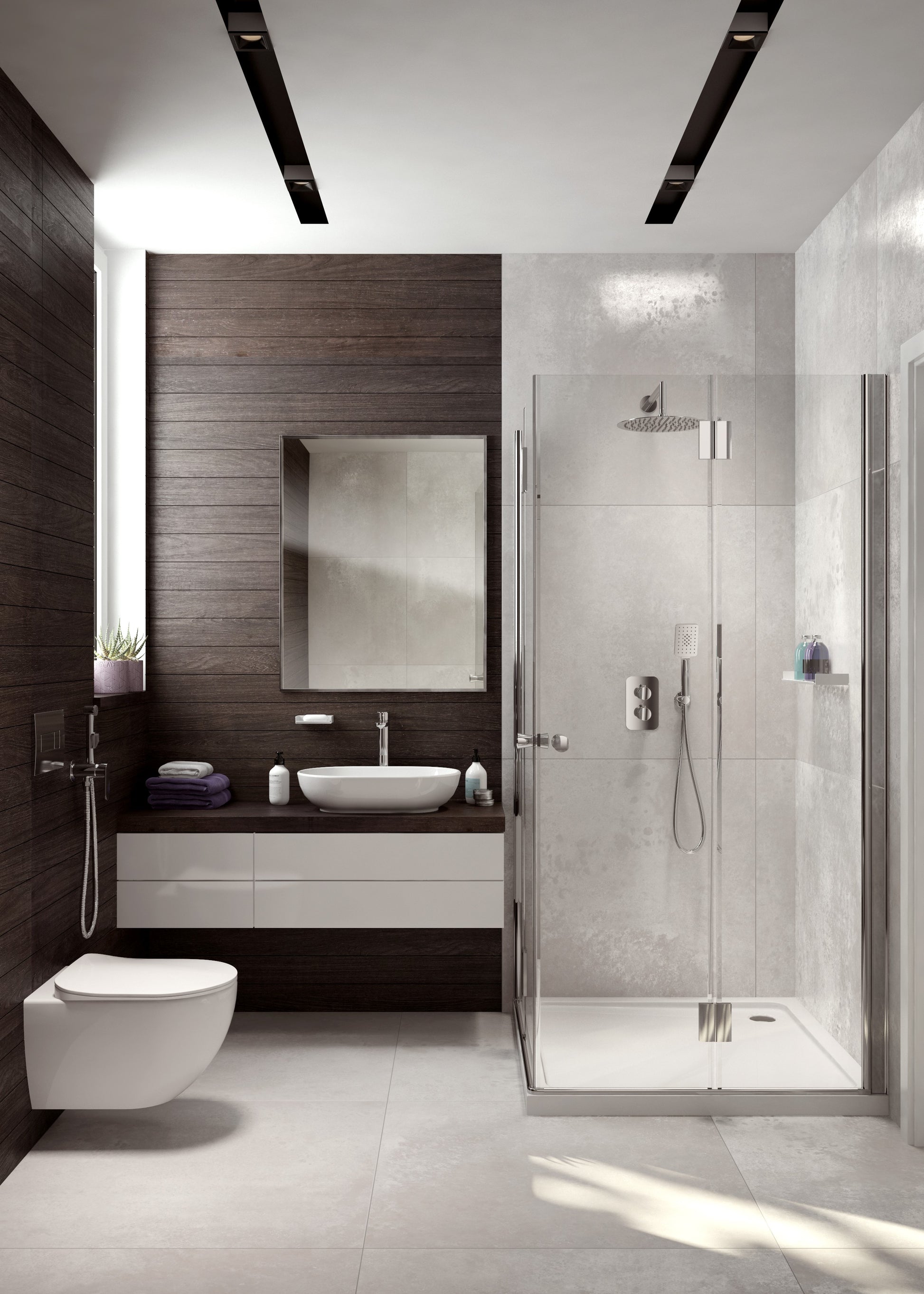 Vas de WC, cu capac, fără bordură Peonia CDED6ZPW Deante - imagine 6
