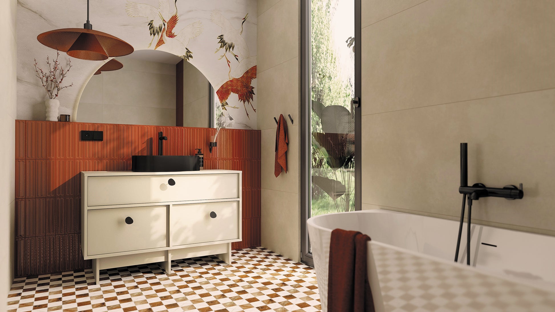 Cârlig, unic Silia Nero ADI_N111 Deante - imagine 9