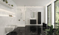Vas de WC, montare pe perete, fără bordură Blur Alb CDZ_6ZPW Deante - imagine 2
