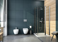 Vas de WC, montare pe perete, fără bordură Blur Alb CDZ_6ZPW Deante - imagine 3