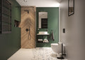 Vas de WC, cu capac, fără bordură Peonia CDED6ZPW Deante - imagine 3