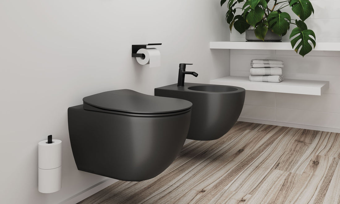 Vas de WC, cu capac, fără bordură Peonia CDEDDZPW Deante