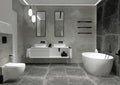 Vas de WC, montare pe perete, fără bordură Peonia Alb CDE_6ZPW Deante - imagine 3
