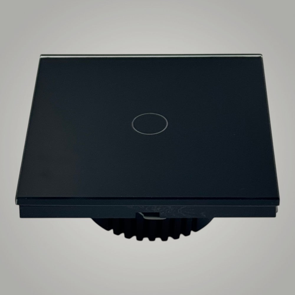 Intrerupator touch simplu, negru