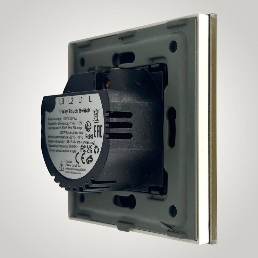 Intrerupator touch cap scara, auriu