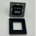 Spot led Scara din sticla,negru 1W, 4000K, lumina neutra