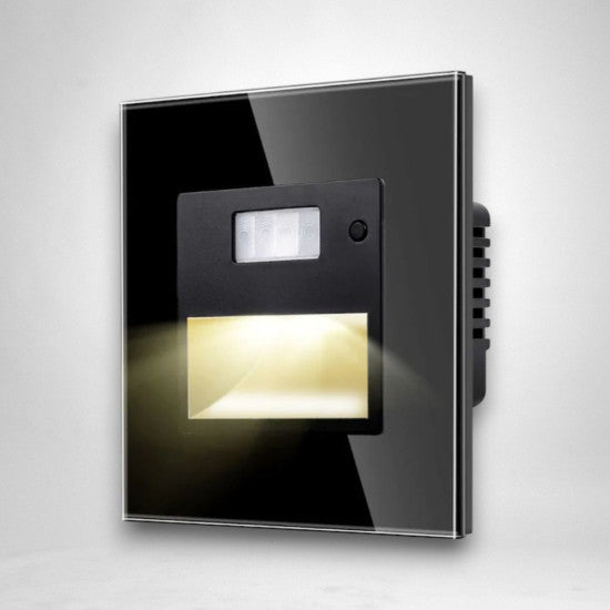 Spot led Scara cu senzor din sticla,negru 1.5W, 1800K-7500K