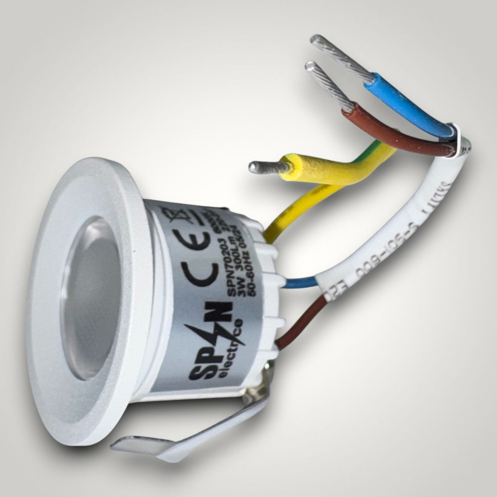 Spot LED Rotund pentru Mobila Ã˜35, 3W, 4100K, lumina neutra