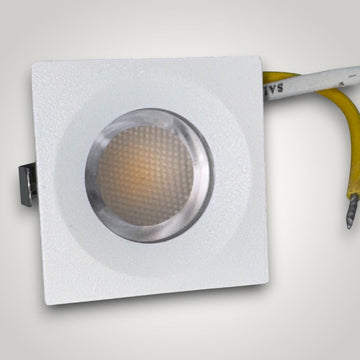 Spot LED Patrat pentru Mobila, 35x35mm, 3W 4100K, lumina neutra