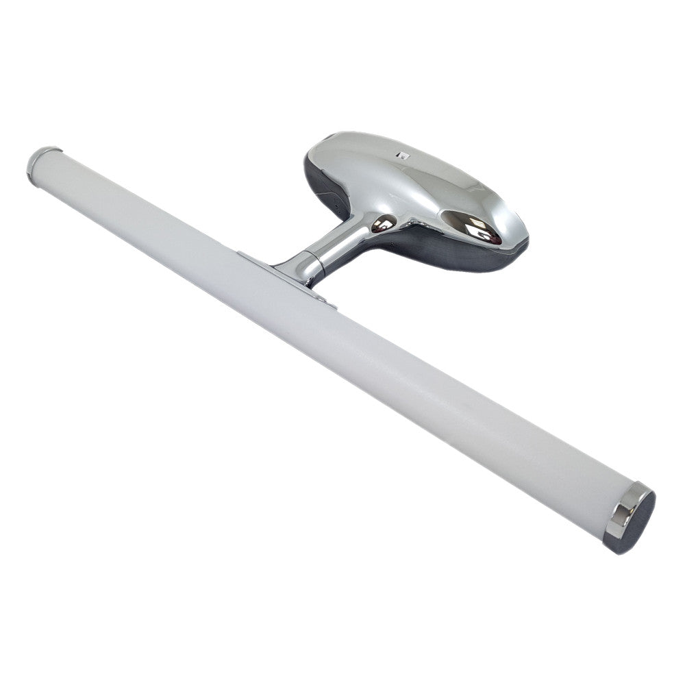 Corp LED baie inox, 6W, 6500K, lumina rece, cu protectie IP44, 400mm