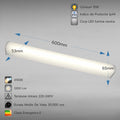 Corp LED baie cu intrerupator, 15w 4000K, lumina neutra, cu protectie IP44, 600mm