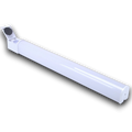 Corp LED baie alb, cu priza, 15w, 4000K, lumina neutra, cu protectie IP44