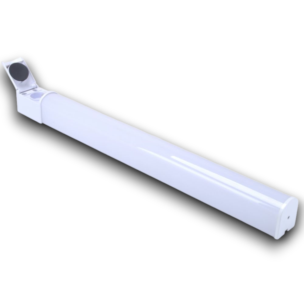 Corp LED baie alb, cu priza, 15w, 4000K, lumina neutra, cu protectie IP44