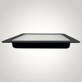Spot Led Sole cu rama neagra, patrat ingropat 220x220, 24W, 4100K, lumina neutra