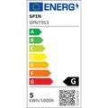 Spot Led COB Rotund alb, Ã˜95, 5W=40W, 6500K, lumina rece